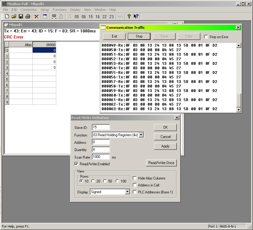 Modpoll Modbus Polling Tool - FOCUS Software Engineering